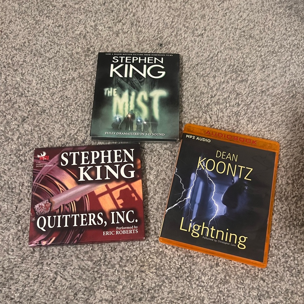 Horror Audiobook Collection Set - Stephen King & Dean Koontz